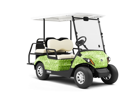 August Birthday Gemstone Wrapped Golf Cart