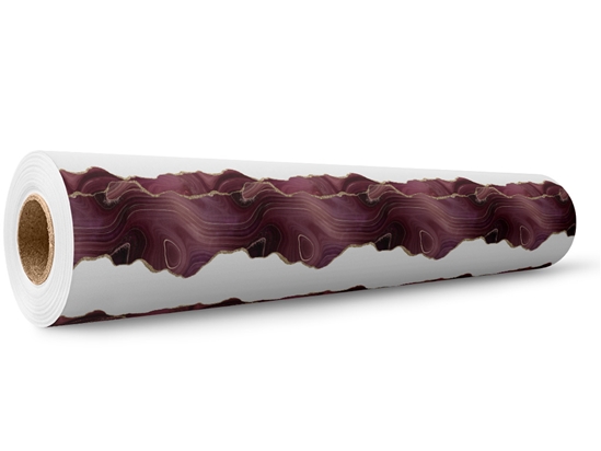 Burgundy Lip Gemstone Wrap Film Wholesale Roll