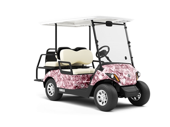 La Madona Rosa Gemstone Wrapped Golf Cart
