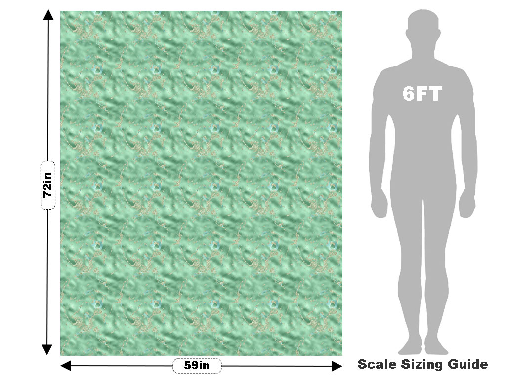 Sea Tiles Gemstone Vehicle Wrap Scale