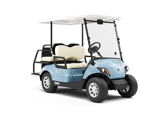 Robin Egg Gemstone Wrapped Golf Cart