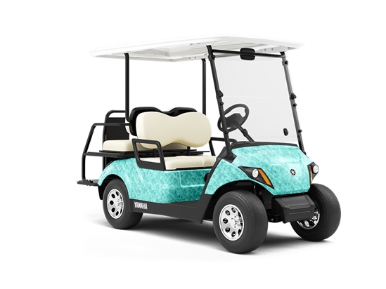 Callais Crystal Gemstone Wrapped Golf Cart