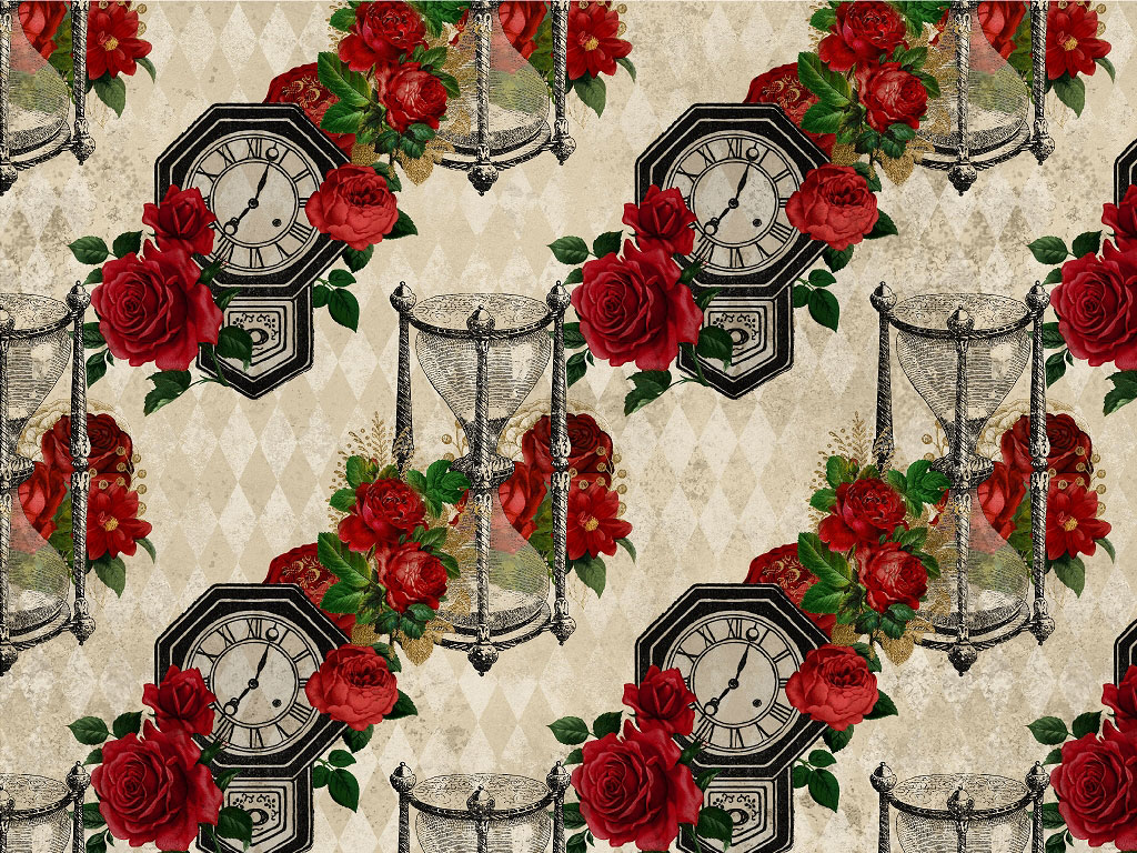 Ancient Timekeepers Gothic Vinyl Wrap Pattern