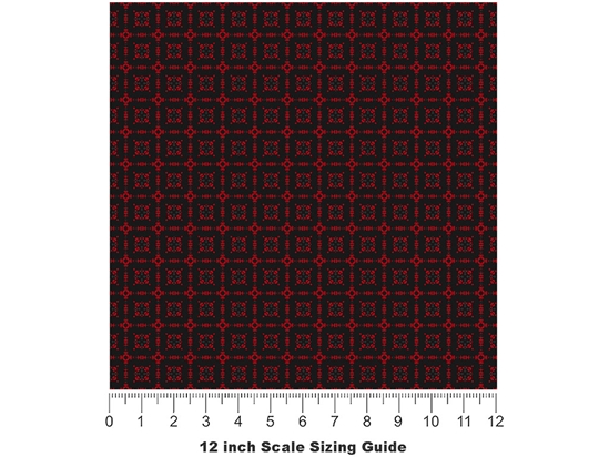 Contained Bloodlust Gothic Vinyl Film Pattern Size 12 inch Scale