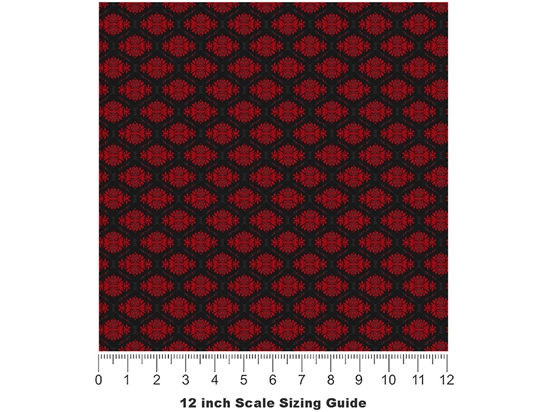 Controlled Hunger Gothic Vinyl Film Pattern Size 12 inch Scale