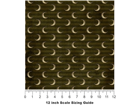 Lunar Configurations Gothic Vinyl Film Pattern Size 12 inch Scale
