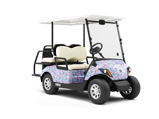 Evil Girl Graffiti Wrapped Golf Cart