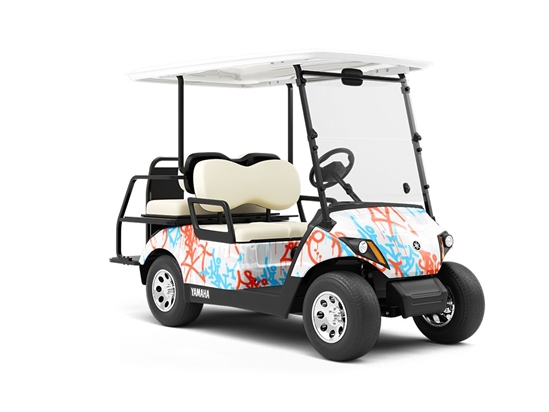 True Style Graffiti Wrapped Golf Cart