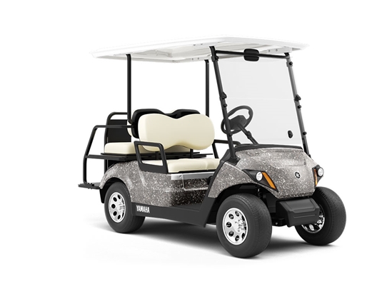 Black Pearl Granite Wrapped Golf Cart