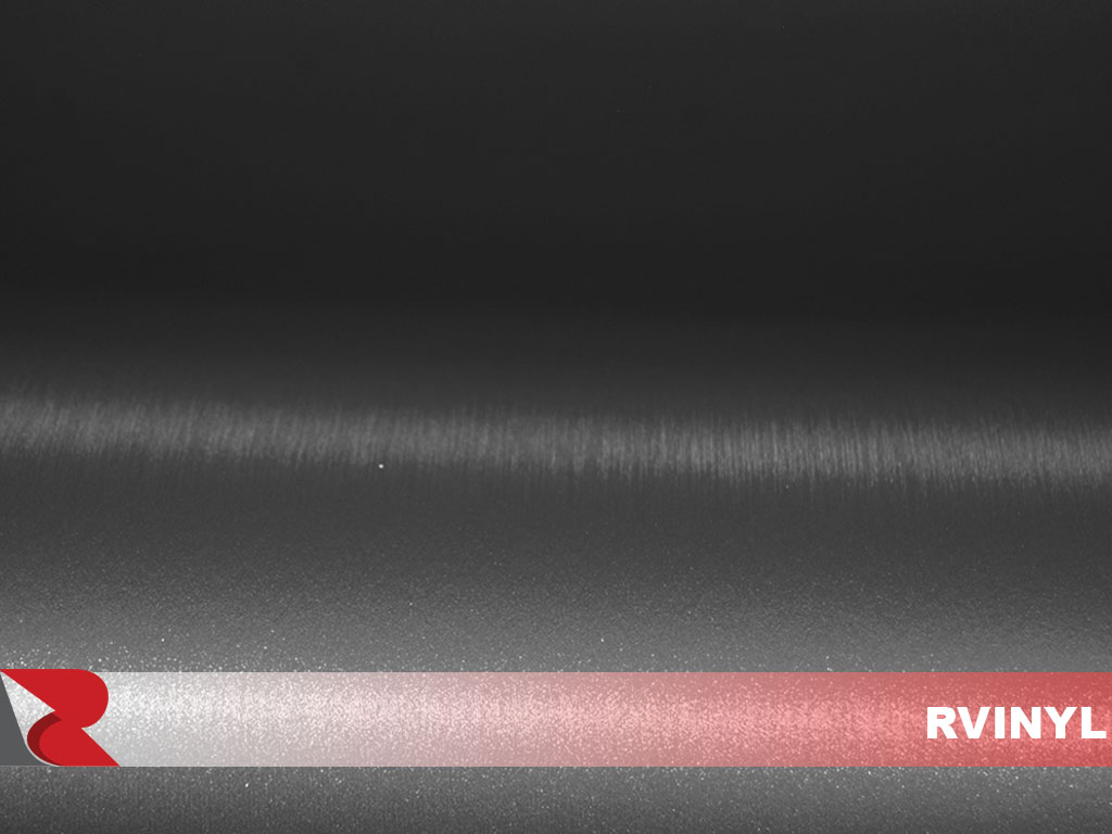 Rwraps™ Gunmetal Brushed Aluminum Decal