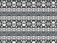Pixel Death Halloween Vinyl Wrap Pattern