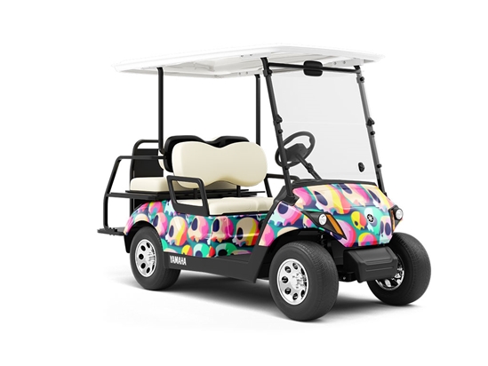 Sunrise Viewing Halloween Wrapped Golf Cart
