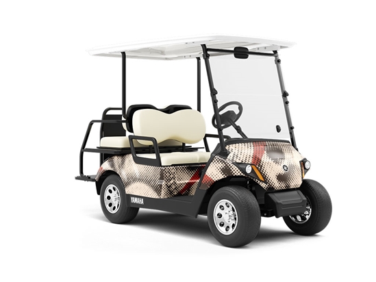 Ziggy Skulldust Halloween Wrapped Golf Cart