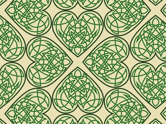 Celtic Agonies Heart Vinyl Wrap Pattern
