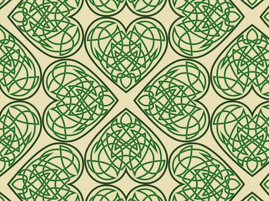 Celtic Agonies Heart Vinyl Wrap Pattern
