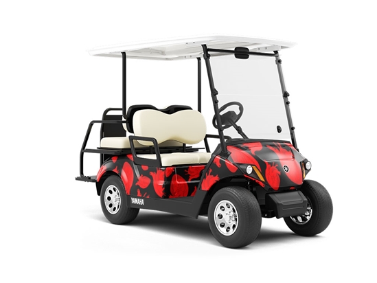 Anatomical Amour Heart Wrapped Golf Cart