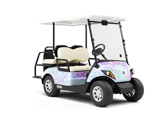 Reach Out Heart Wrapped Golf Cart