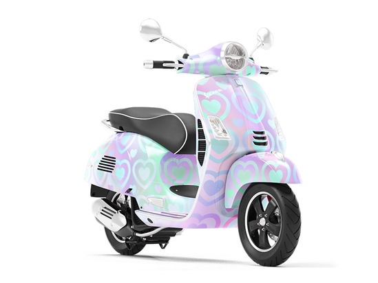 Reach Out Heart Vespa Scooter Wrap Film