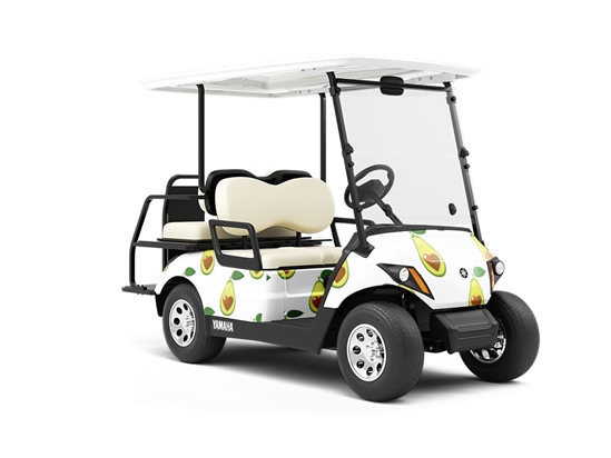 Veggies Only Heart Wrapped Golf Cart