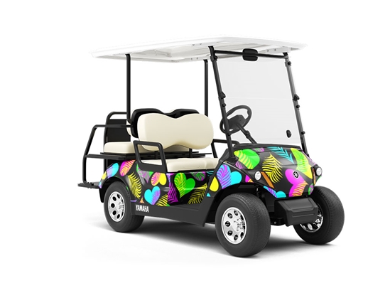 Fly High Heart Wrapped Golf Cart