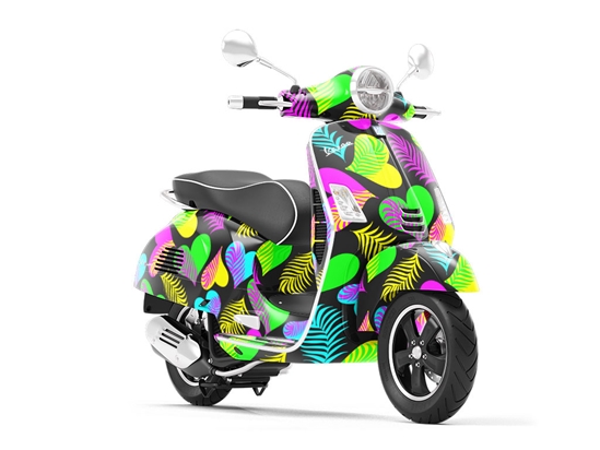 Fly High Heart Vespa Scooter Wrap Film