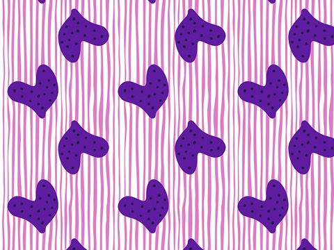 Rwraps™ Purple Heart Print Vinyl Wrap Film - People Eater