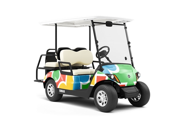 Childhood Befuddlement Hobby Wrapped Golf Cart