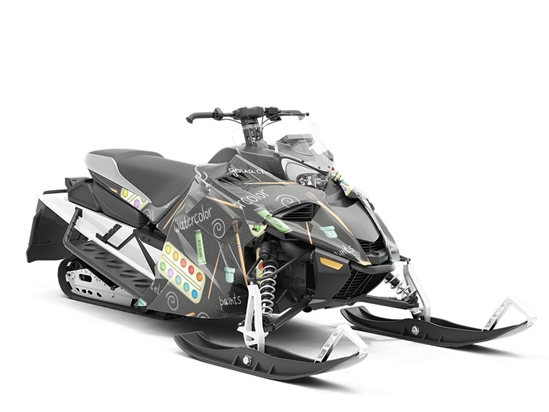 Paint Palette Hobby Custom Wrapped Snowmobile