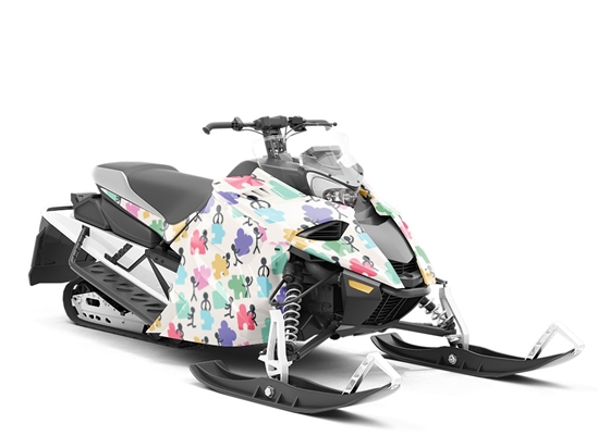 Puzzle Teamwork Hobby Custom Wrapped Snowmobile