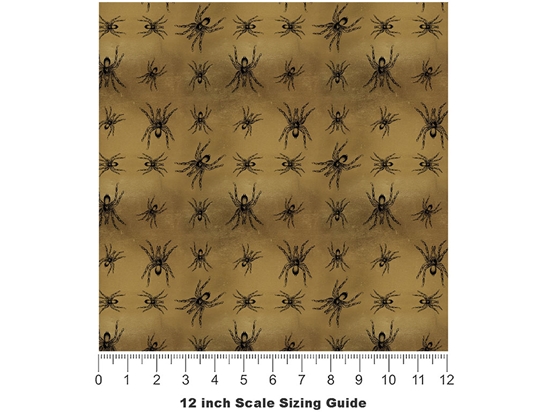 Tarantula Bite Horror Vinyl Film Pattern Size 12 inch Scale