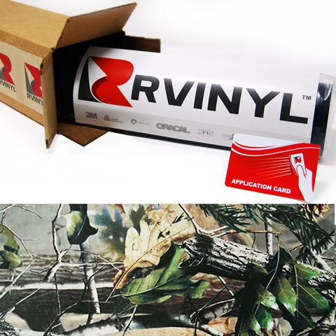 Rwraps™ Camouflage Vinyl Wrap Film - Hunter's Blind (Discontinued)