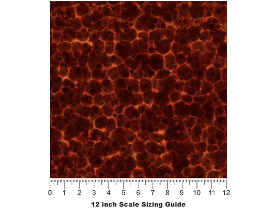 Flame Structure Lava Vinyl Film Pattern Size 12 inch Scale