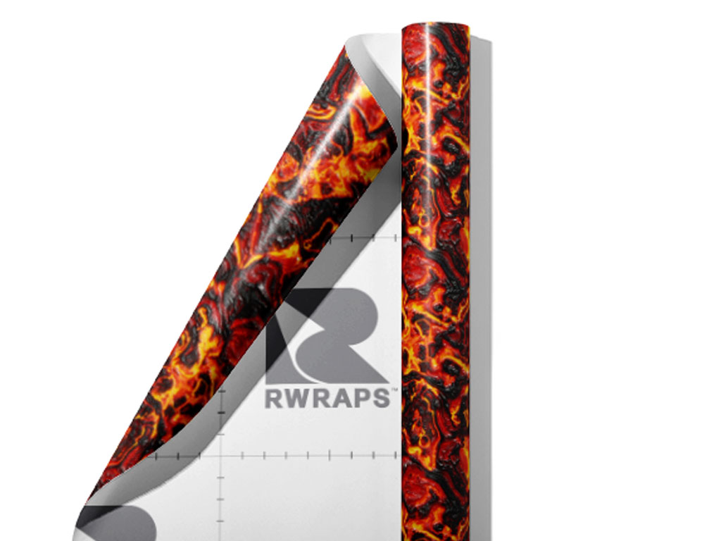 Red Liquid Lava Wrap Film Sheets