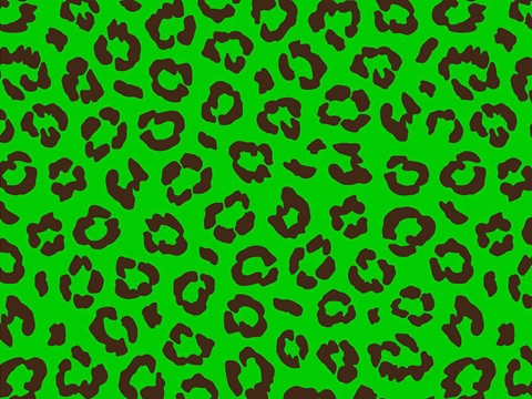 Rwraps™ Leopard Print Vinyl Wrap Film - Green