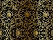 Gold Venn Mandala Vinyl Wrap Pattern