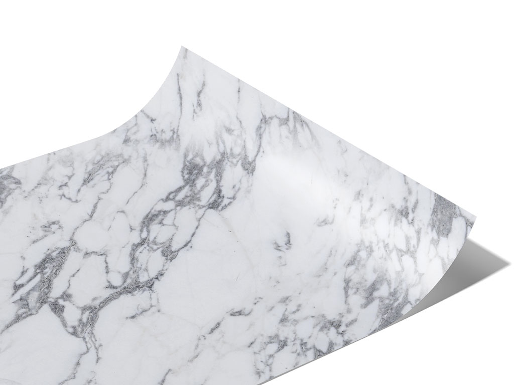 Blanco Carrara-White Marble Vinyl Wraps