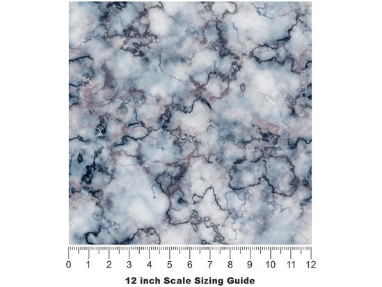 Blue Sodalite Marble Vinyl Film Pattern Size 12 inch Scale