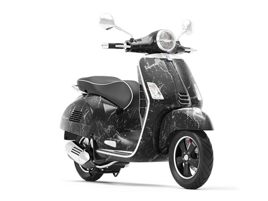 Marquina Black Marble Vespa Scooter Wrap Film
