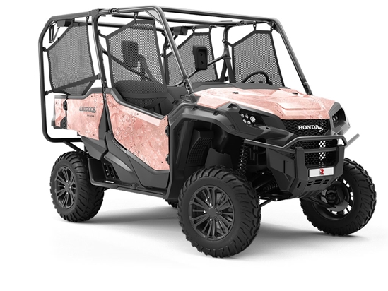 Rosa Zarci-Pink Marble Utility Vehicle Vinyl Wrap