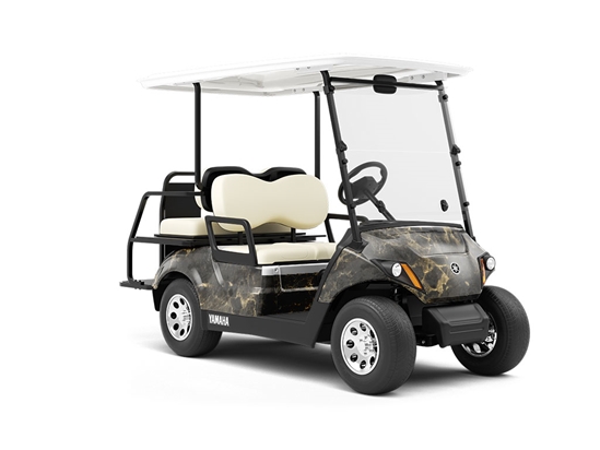 Saint Laurent-Black Marble Wrapped Golf Cart