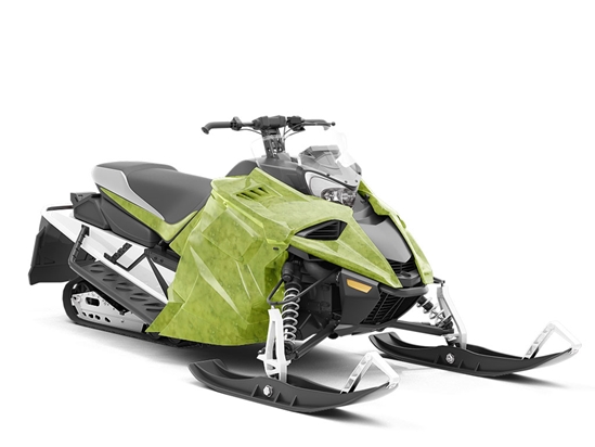 Verde Emperador-Green Marble Custom Wrapped Snowmobile