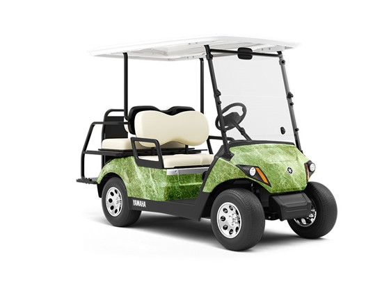 Verde Levante-Green Marble Wrapped Golf Cart