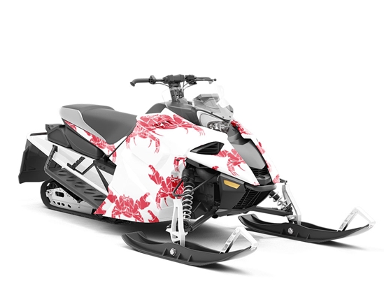 Shattered Shell Marine Life Custom Wrapped Snowmobile