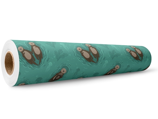 Otter Affection Marine Life Wrap Film Wholesale Roll