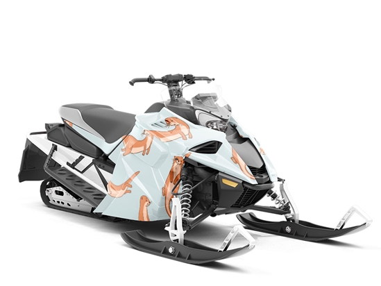 Otter Occupation Marine Life Custom Wrapped Snowmobile