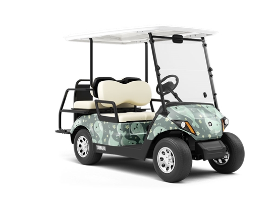 Simple Seals Marine Life Wrapped Golf Cart