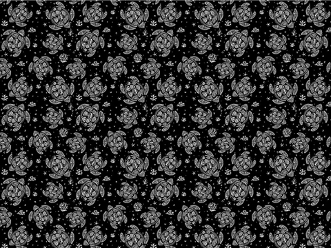 Rwraps™ Turtle Print Vinyl Wrap Film - Carapace Tessellation