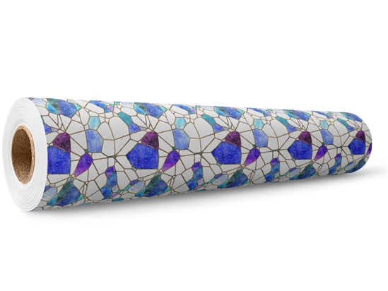 Glass Ocean Mosaic Wrap Film Wholesale Roll