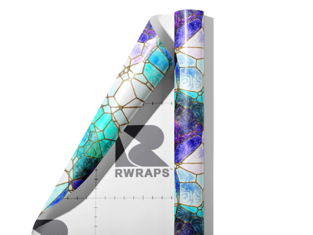 Glass River Mosaic Wrap Film Sheets