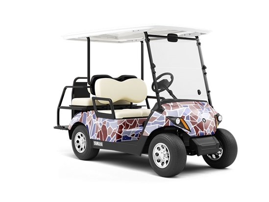 Beaver Dam Mosaic Wrapped Golf Cart